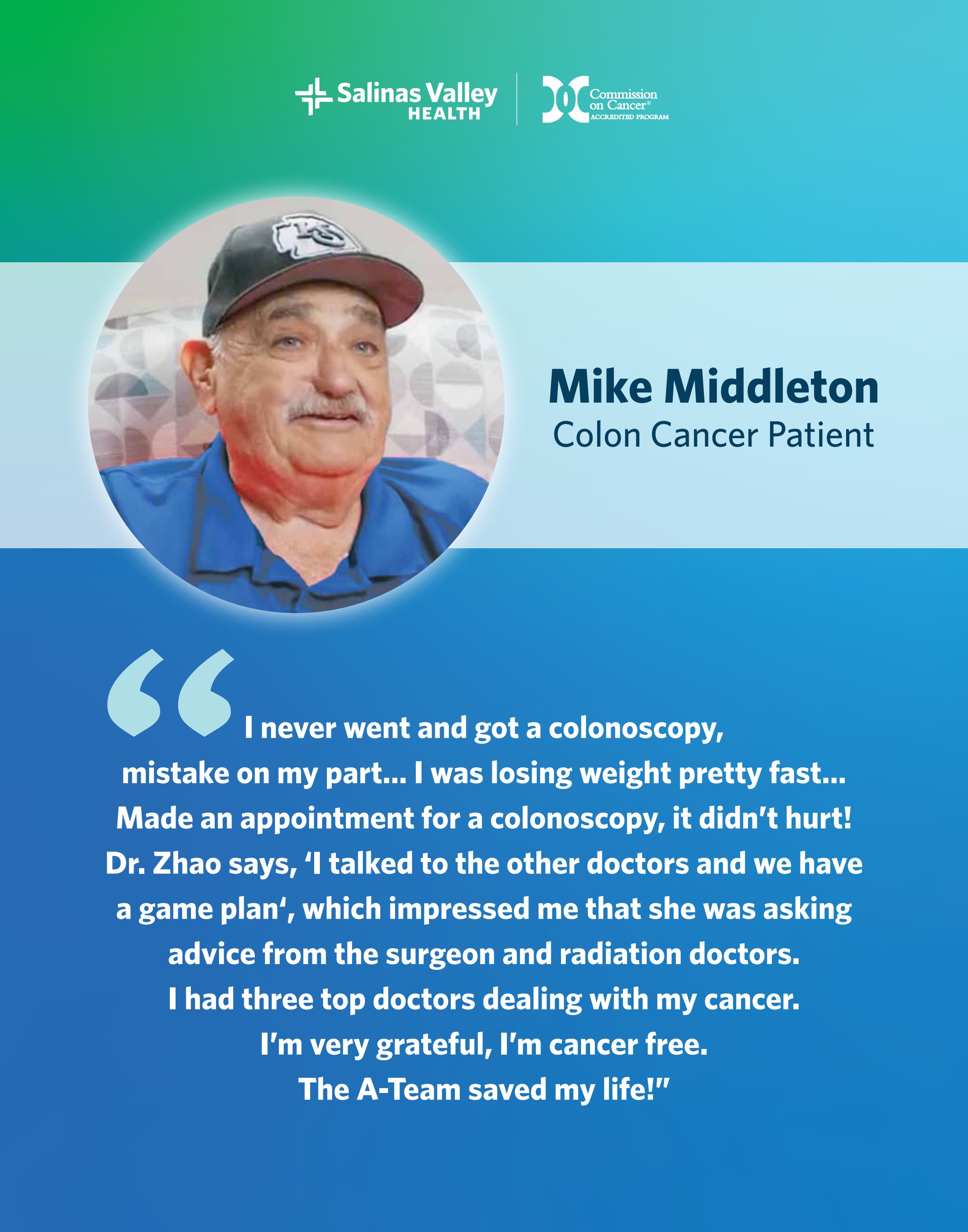  — Patient Testimonial