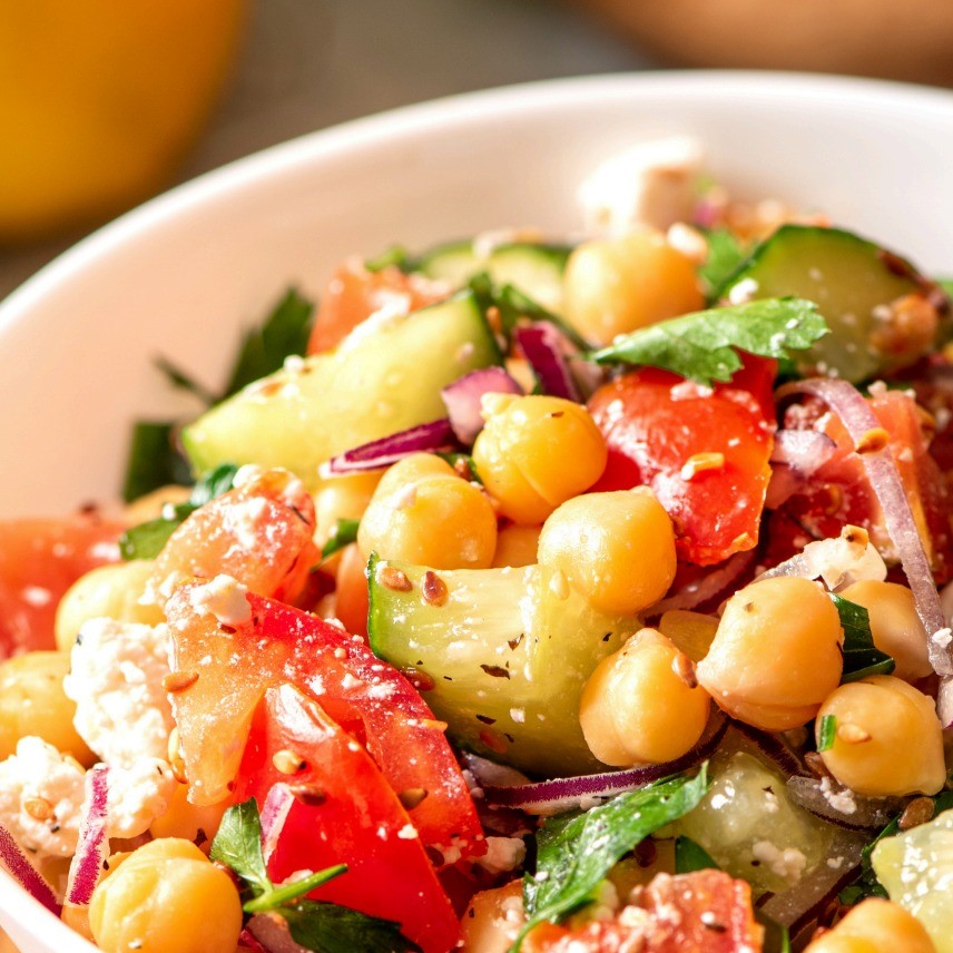 Roasted Chickpea Salad