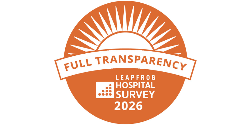 Full Transparency Leapfrog Hospital Survey Badge 2026