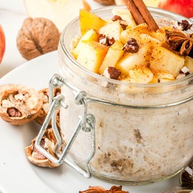 Apple Cinnamon Overnight Oats